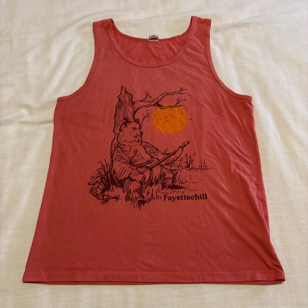 Men’s Fayettechill Mountain Co. Bear Banjo Tank Top